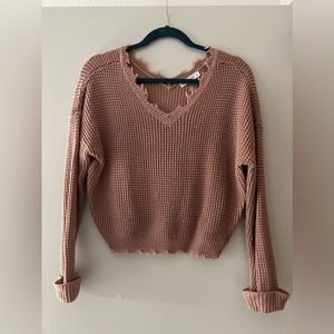 Pink sweater